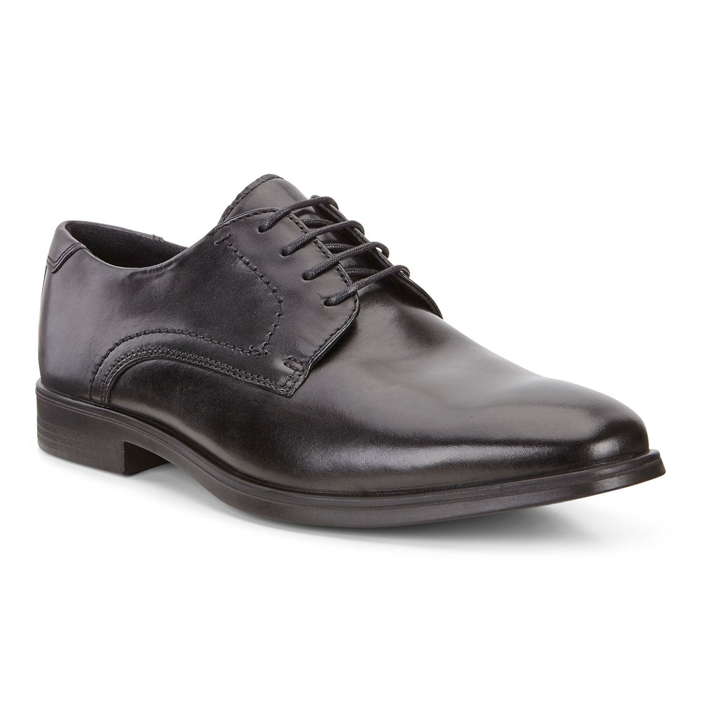 Zapatos De Vestir Hombre - ECCO Melbourne Tie - Negros - DJC981270